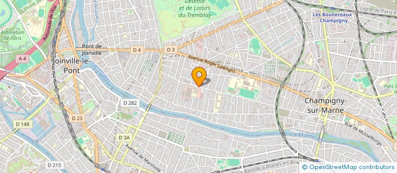localisation de l'entreprise BON PLOMBERIE à CHAMPIGNY-SUR-MARNE