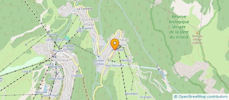 localisation de l'entreprise BON RENCONTRE à COURCHEVEL