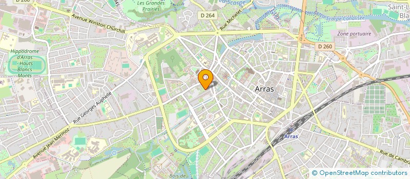 localisation de l'entreprise BON SAMARITAIN à ARRAS