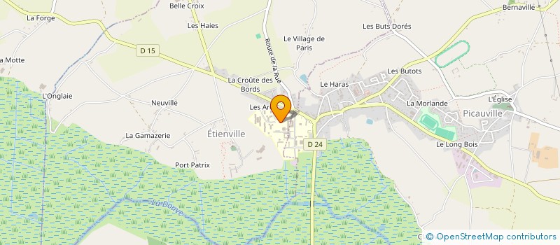 localisation de l'entreprise BON SAUVEUR DE LA MANCHE à PICAUVILLE