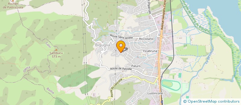 localisation de l'entreprise BON SON ! à BIGUGLIA