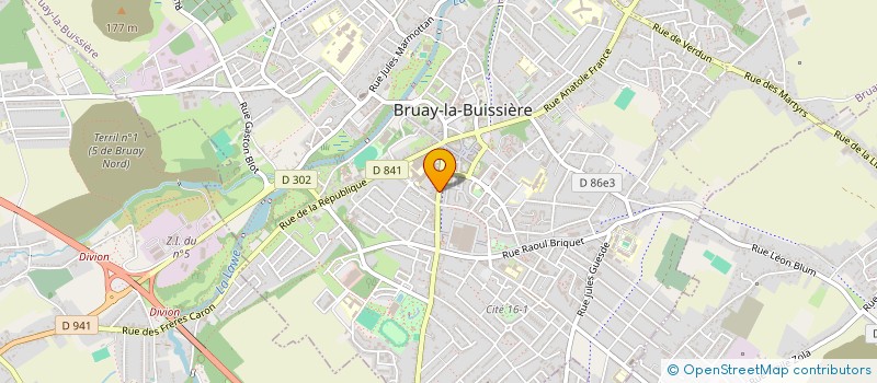 localisation de l'entreprise BON-STYLE SABINE  BRUAY-LA-BUISSIERE