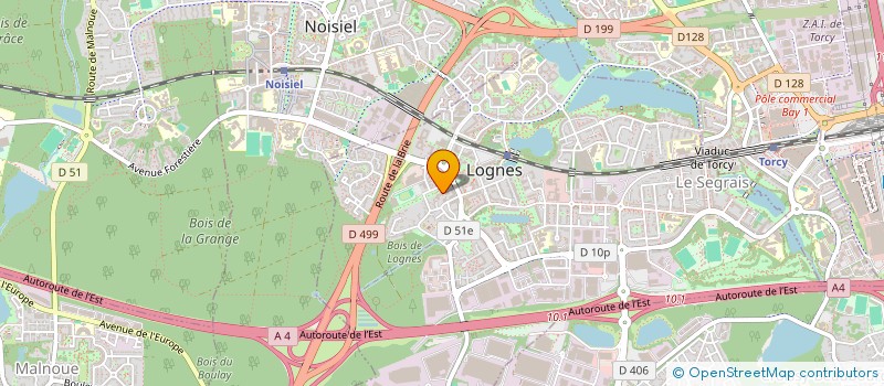 localisation de l'entreprise BON VENT à LOGNES