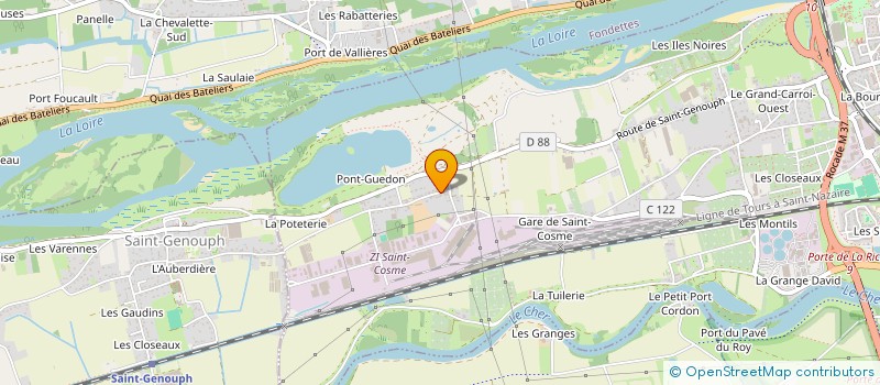 localisation de l'entreprise BON VENT  LA RICHE