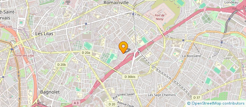 localisation de l'entreprise BON VILLAGE  ROMAINVILLE