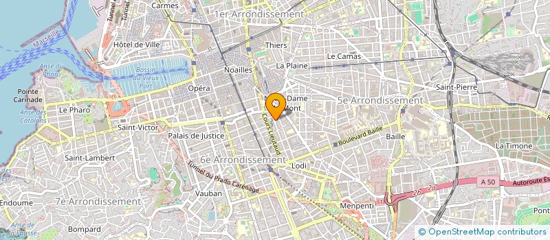 localisation de l'entreprise BON VIN BONNE SAUCE à MARSEILLE