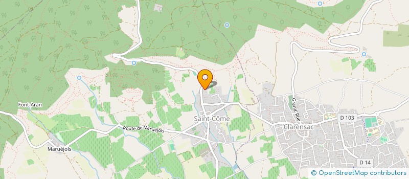 localisation de l'entreprise BON VIVRE  SAINT-COME-ET-MARUEJOLS