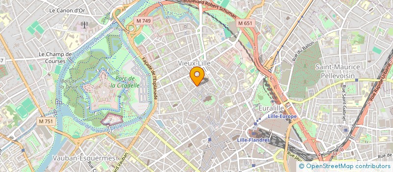localisation de l'entreprise BON VOYAGE à LILLE