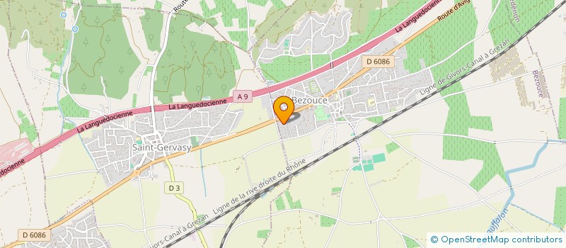 localisation de l'entreprise BON VOYAGE USA  BEZOUCE