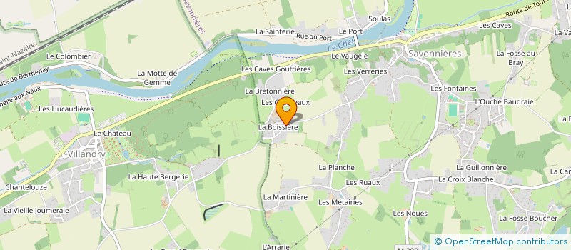 localisation de l'entreprise BONA  SAVONNIERES