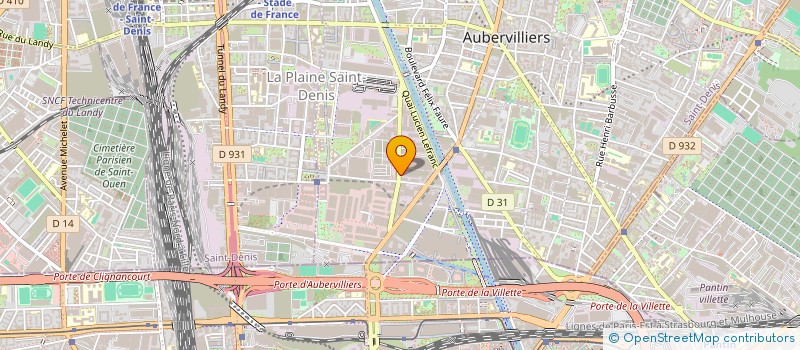localisation de l'entreprise BONA IMPORT EXPORT à AUBERVILLIERS