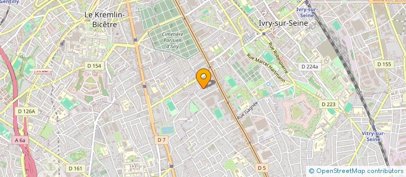 localisation de l'entreprise BONA NDUMBE à VITRY-SUR-SEINE