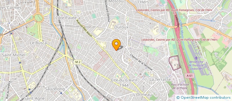 localisation de l'entreprise BONABRI à TOULOUSE