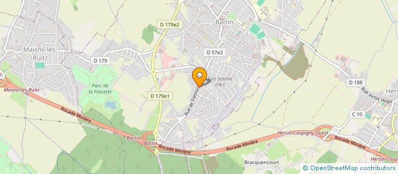 localisation de l'entreprise BONACCORSO IMMOBILIER à BARLIN