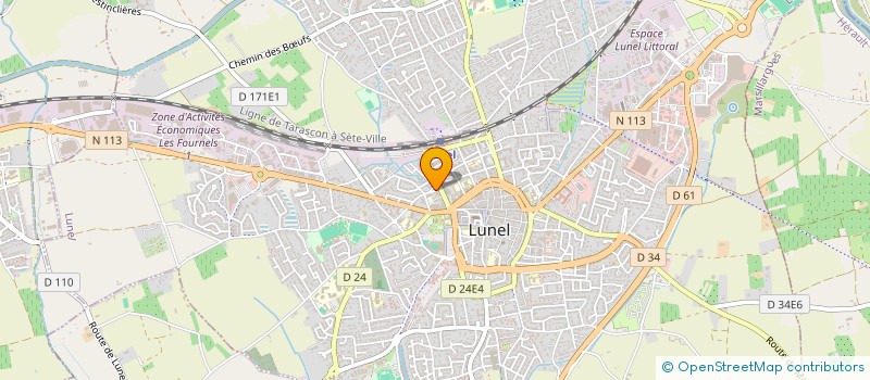 localisation de l'entreprise BONACCORSO INVEST  LA GRANDE-MOTTE