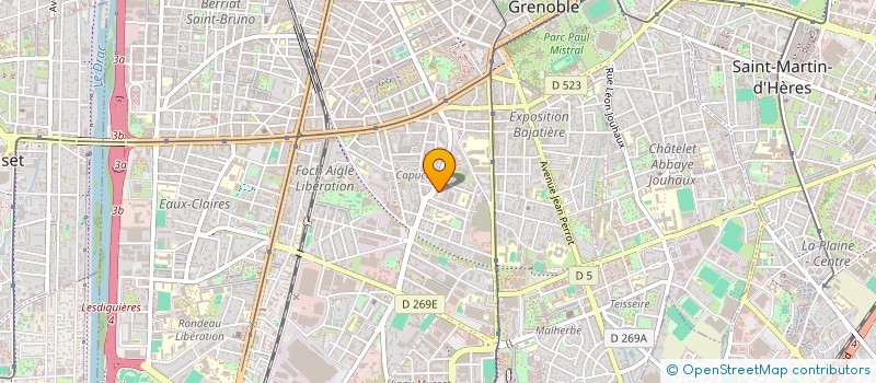 localisation de l'entreprise BONAD  GRENOBLE