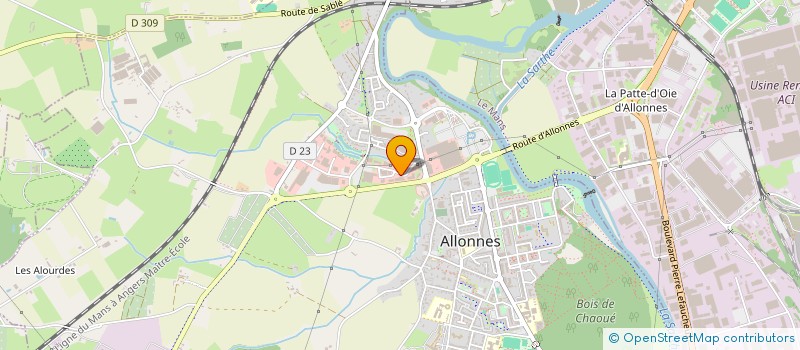 localisation de l'entreprise BONAFRUITS à ALLONNES