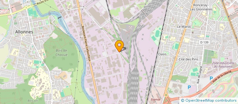 localisation de l'entreprise BONAFRUITS  LE MANS