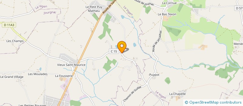 localisation de l'entreprise BONAFY-IVARS à SAINT-MAURICE-LES-BROUSSES