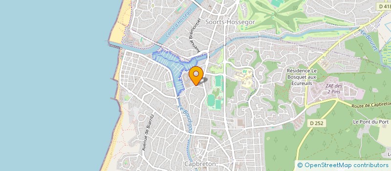 localisation de l'entreprise BONAMOUR  CAPBRETON