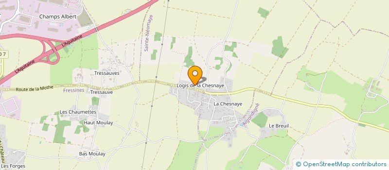 localisation de l'entreprise BONAN&A à SAINTE-NEOMAYE
