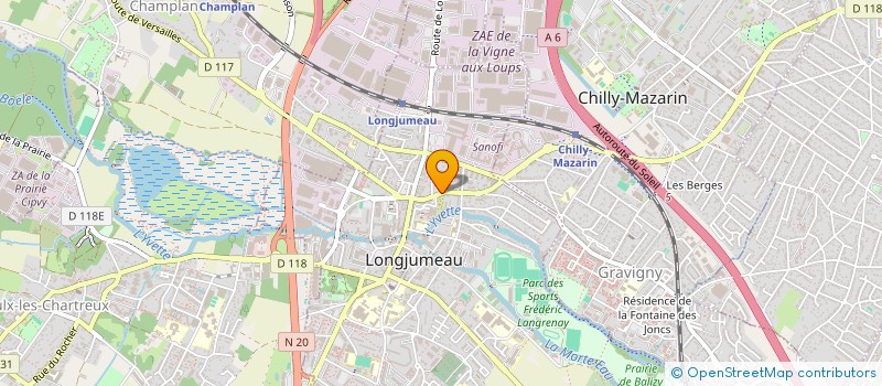 localisation de l'entreprise BONAN G ET GOLDSCHMID E à LONGJUMEAU
