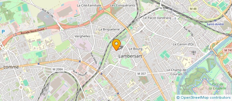 localisation de l'entreprise BONAN MAXIME à LAMBERSART