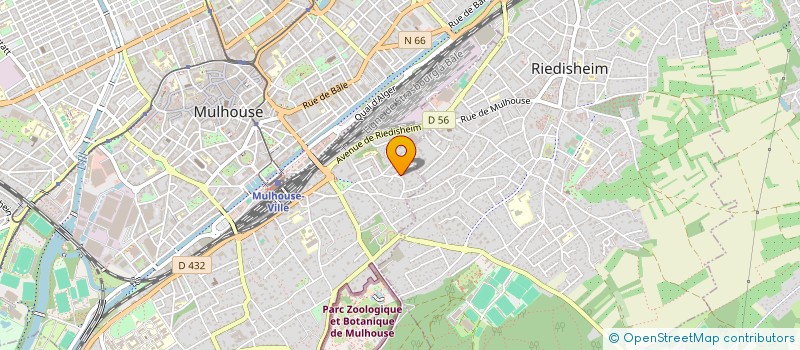 localisation de l'entreprise BONANSEA MAHLER FICHTER  MULHOUSE