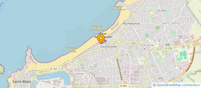 localisation de l'entreprise BONANZA à SAINT-MALO