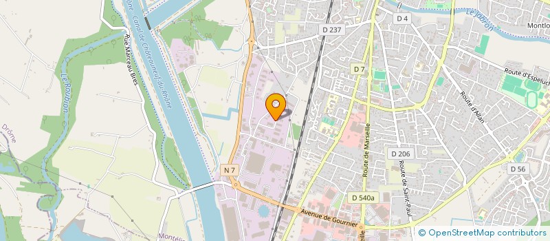 localisation de l'entreprise BONANZA RETAIL  MONTELIMAR