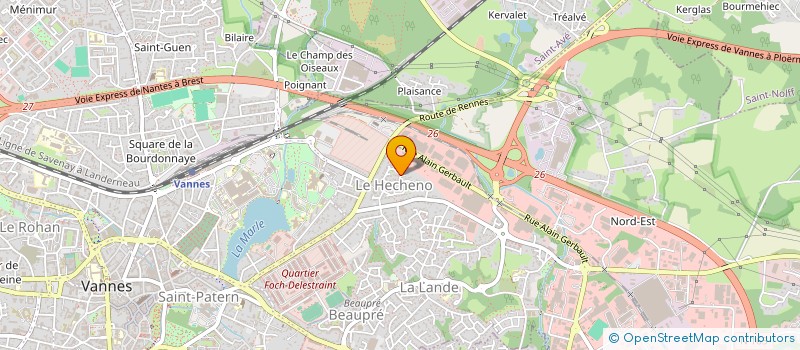 localisation de l'entreprise BONAO à VANNES