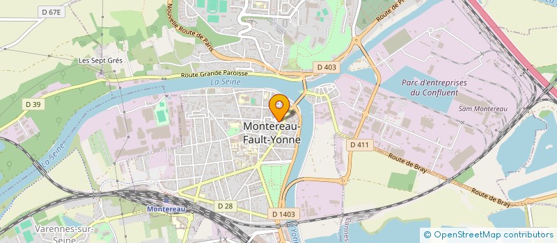 localisation de l'entreprise BONAPART'IMMO  MONTEREAU-FAULT-YONNE