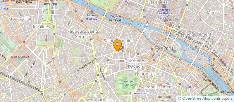 localisation de l'entreprise BONAPARTE  PARIS