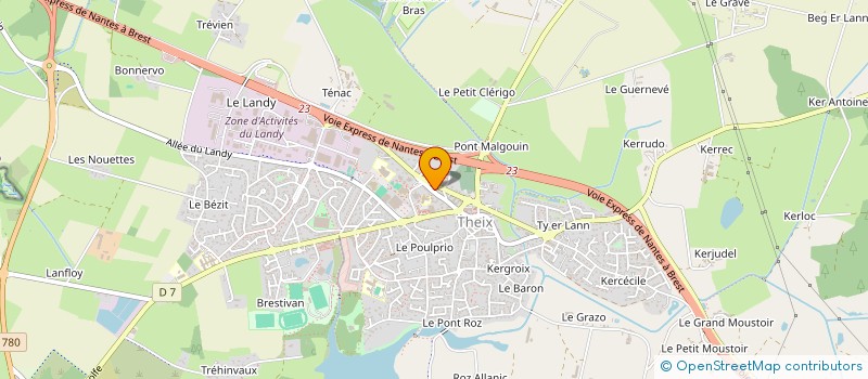 localisation de l'entreprise BONAPARTE  THEIX-NOYALO