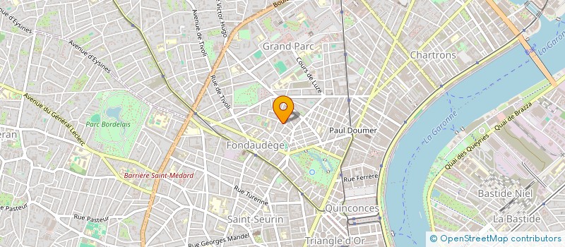 localisation de l'entreprise BONAPARTE  BORDEAUX