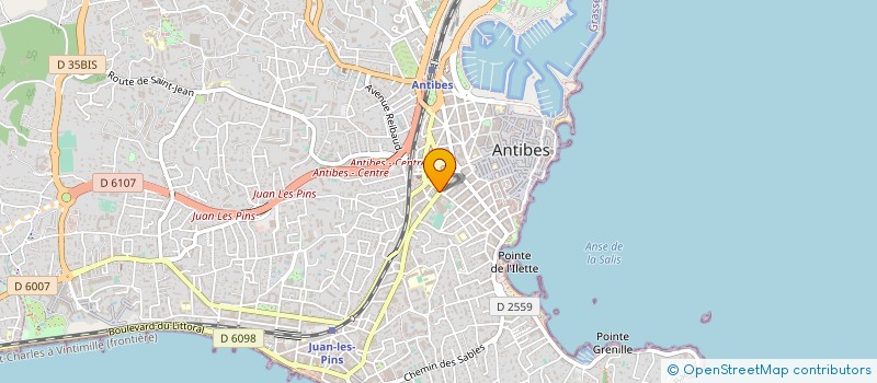 localisation de l'entreprise BONAPARTE AIGLON CTIM à ANTIBES