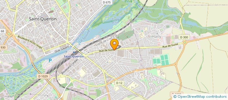 localisation de l'entreprise BONAPETI à SAINT-QUENTIN