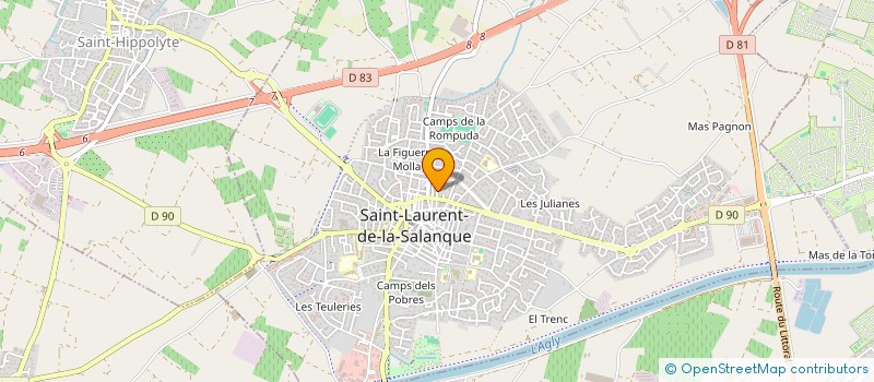 localisation de l'entreprise BONARD  SAINT-LAURENT-DE-LA-SALANQUE