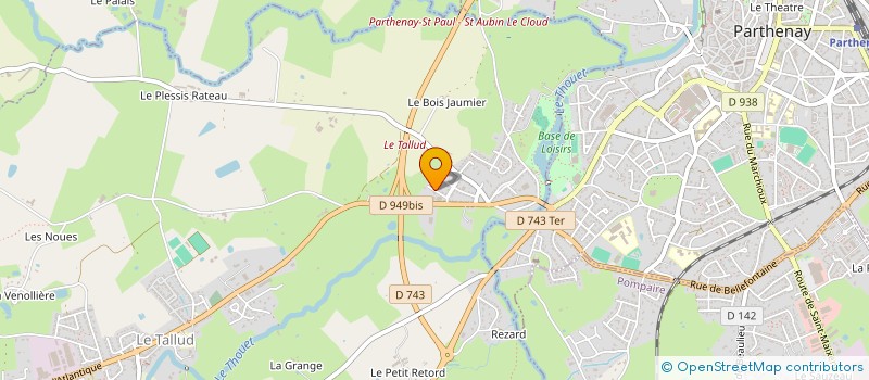 localisation de l'entreprise BONARICH MACONNERIE COUVERTURE à LE TALLUD