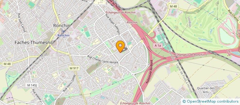 localisation de l'entreprise BONARO 1  RONCHIN