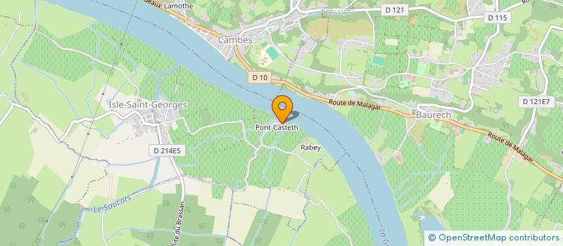 localisation de l'entreprise BONASTRE  ISLE-SAINT-GEORGES