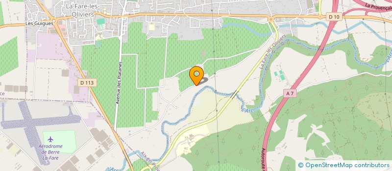 localisation de l'entreprise BONATI ET FILS  LA FARE-LES-OLIVIERS