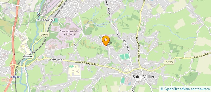 localisation de l'entreprise BONATO  SAINT-VALLIER