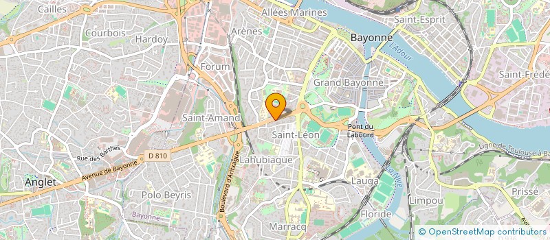 localisation de l'entreprise BONAUR à BAYONNE