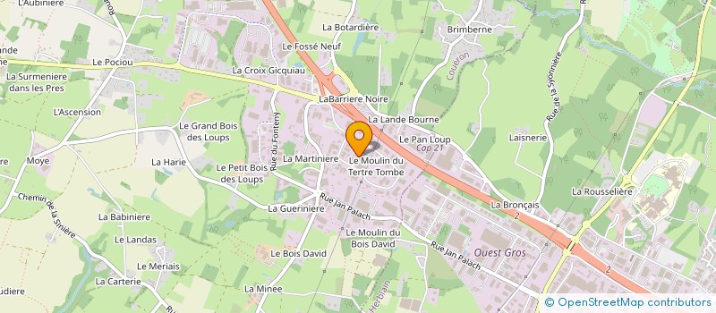 localisation de l'entreprise BONAUTO OUEST à COUERON