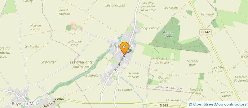 localisation de l'entreprise BONAVENTURE  CANNY-SUR-MATZ