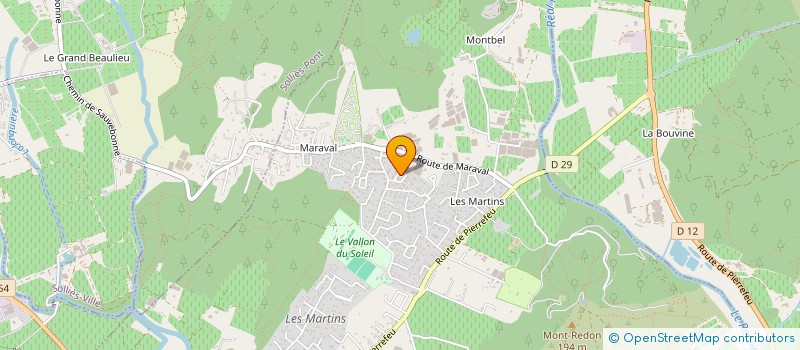 localisation de l'entreprise BONAVENTURE à LA CRAU