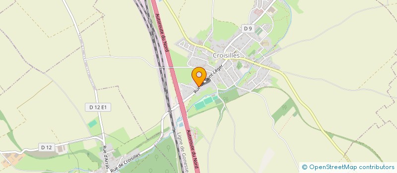 localisation de l'entreprise BONAVENTURE  BAPAUME