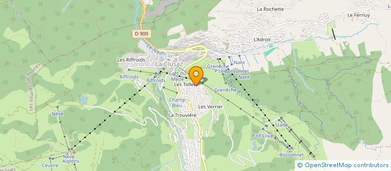 localisation de l'entreprise BONAVENTURE à LA CLUSAZ