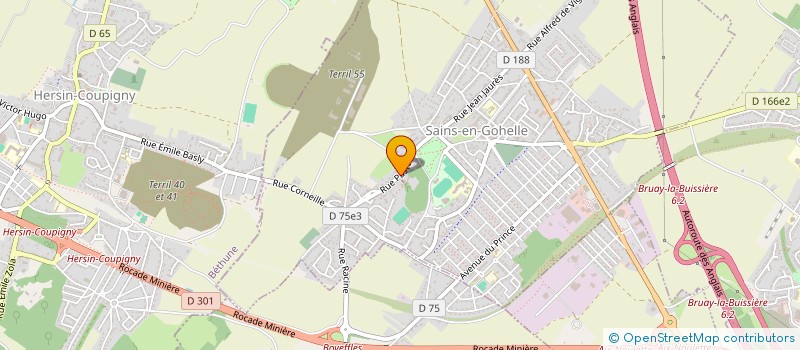 localisation de l'entreprise BONAVENTURE THELU  SAINS-EN-GOHELLE